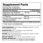 Rest and Restore™ sleep support calming supplement with 60 capsules - supplement facts - Amy Myers MD®