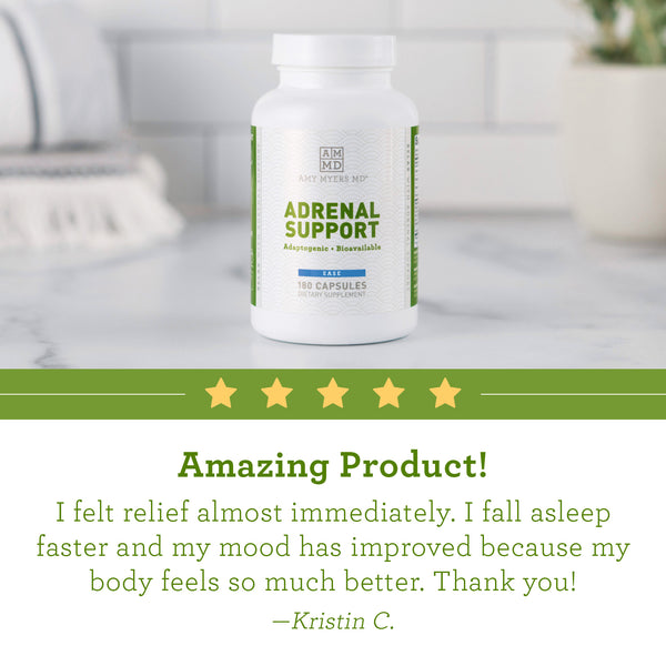 Customer review: "Amazing Product! O felt relief almost immediately. I fall asleep faster and my mood has improved because my body feels so much better. Thank you!" Kristin C. 