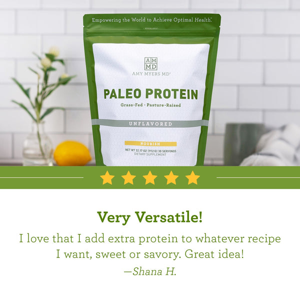 Customer review: "Very versatile! I love that I add extra protein to whatever recipe I want, sweet or savory. Great idea!" -Shana H. 