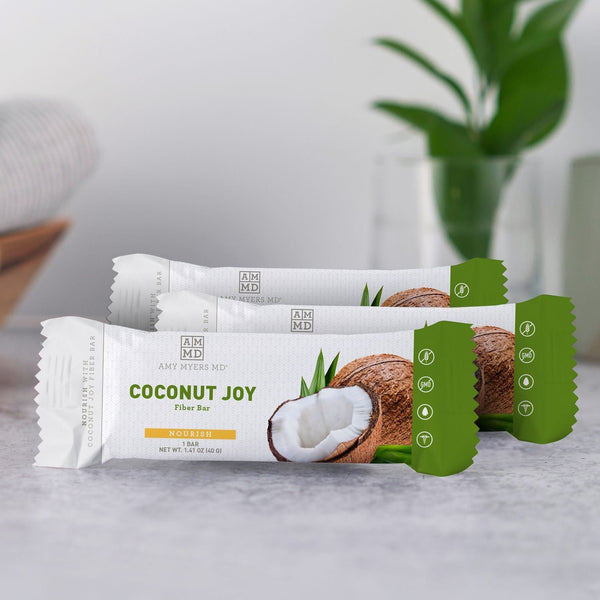 3 Packages of Coconut Joy Fiber bars - Amy Myers MD®
