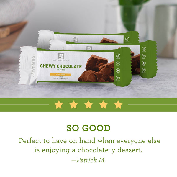 Chewy Chocolate Paleo Protein Bar review