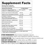 EstroProtect Supplement facts panel - Amy Myers MD®