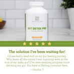 A bottle of Gut Detox Pro - Review - Amy Myers MD