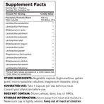 Probiotic 100 Billion - Supplement facts Panel