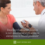 Leaky Gut Strawberry Lemonade 7 Day Pack - A woman gets her blood pressure checked by her doctor - Deglycyrrhizinated licorice is not associated with adverse elevations in blood pressure - Amy Myers MD