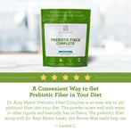 A bag of Prebiotic Fiber Complete™ on table with reviews - Review Image - Amy Myers MD®