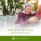 Woman stretching - Vitamin D3 with K2 (MK7) supports strong, healthy, and flexible bones - Amy Myers MD®